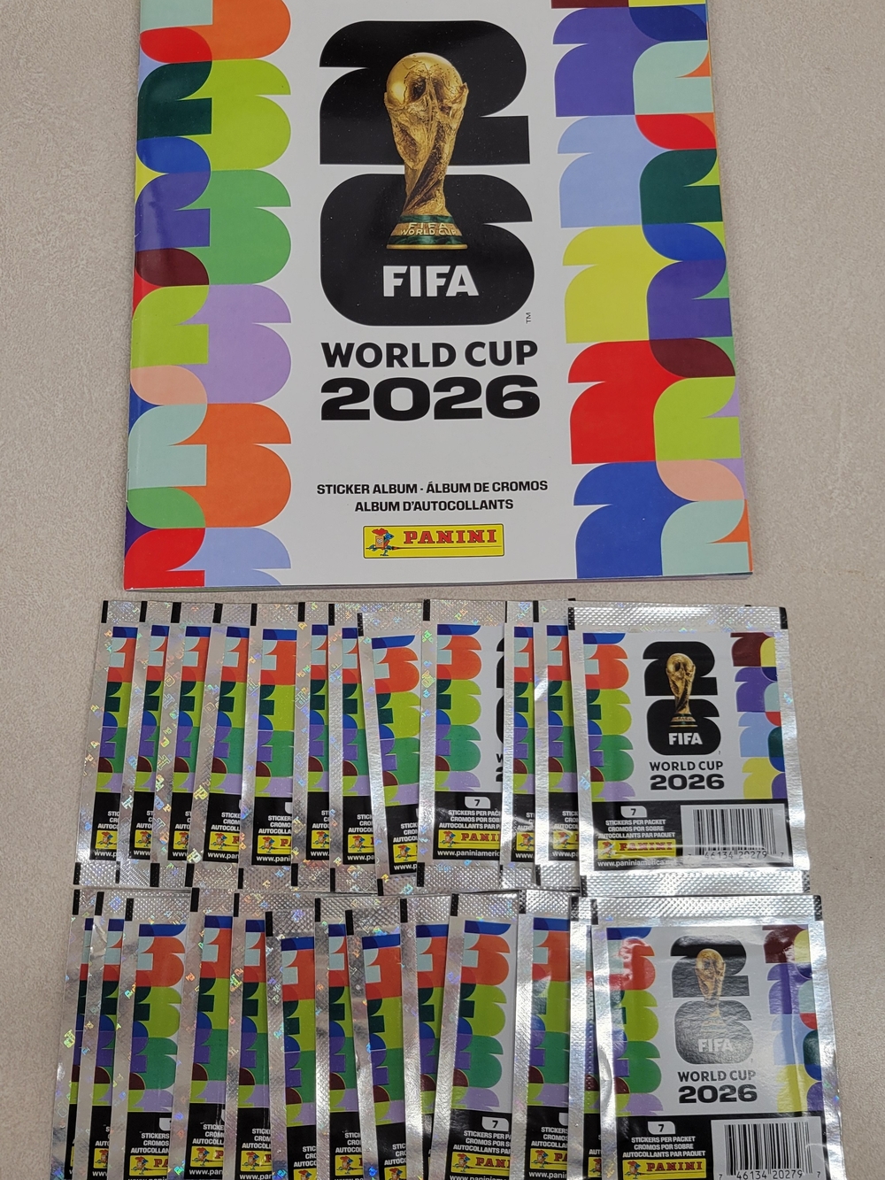 Panini World Cup 2026 Sticker Album with 24 Packs